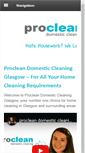 Mobile Screenshot of proclean-glasgow.com